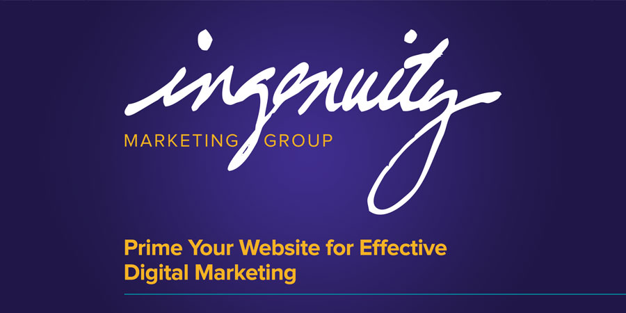 Cover slide from video "Prime Your Website for Effective Digital Marketing".