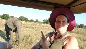 Rebecca Boland in Africa